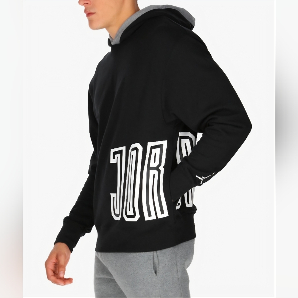 Jordan Men's Pullover Hoodie - Black Size XXL